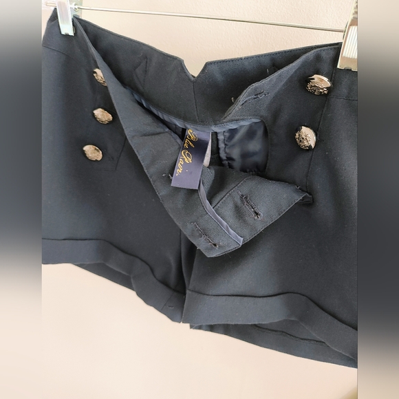 Blue Rain Small Navy Button Shorts - Picture 3 of 5